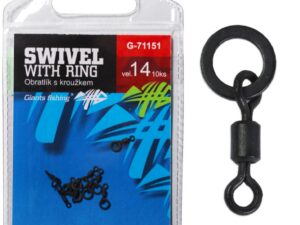 Giants fishing Obratlík s kroužkem Swivel with Ring, vel.14/10ks