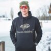 Giants Fishing Mikina s kapucí černá Camo Logo – Obrázok 5