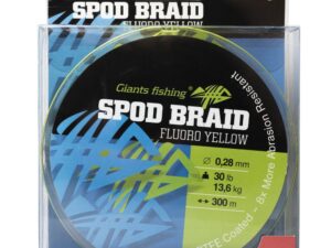 Giants fishing Splétaná šňůra Spod Braid Fluoro Yellow 300m