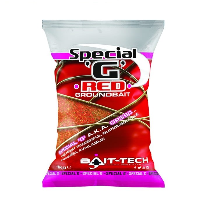 Bait-Tech krmítková směs Special G Red 1 kg - MojeRybárstvo.sk Bait-Tech krmítková směs Special G Red 1 kg