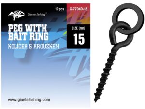 Giants fishing Kolíček s očkem Pegs with Bait Rings 10ks