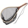 Snowbee Dřevěný raketový podběrák Wooden Landing Net - Large