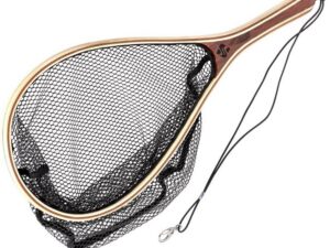 Snowbee Dřevěný raketový podběrák Wooden Landing Net - Large