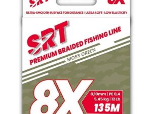 Sert splétaná šnůra 8X SRT Moss Green 135M