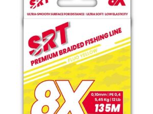 Sert splétaná šnůra 8X SRT Fluo Yellow 135M