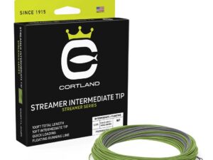 Cortland muškařská šnůra Streamer Intermediate Tip Space Grey/Moss Green
