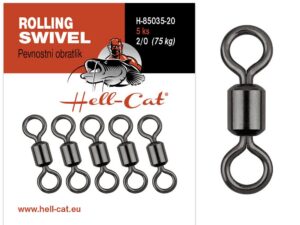 Hell-Cat Pevnostní obratlík Power Rolling Swivel 5ks