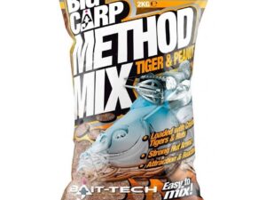 Bait-Tech krmítková směs Big Carp Method Mix Tiger & Peanut 2 kg
