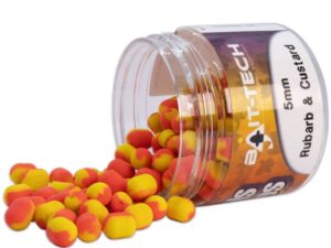 Bait-Tech Duo Col Criticals Wafters - Rhubarb and Custard 5 mm (50 ml)