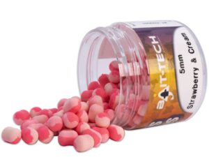 Bait-Tech Duo Col Criticals Wafters - Strawberry and Cream 5 mm (50 ml)