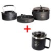 Giants fishing Akční set Sada nádobí s konvičkou + Nerezový thermo hrnek 400ml – Obrázok 2