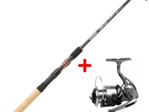 Garbolino prut Proxima JetSpin Tele L 1,80m, 3-15g + naviják Strike 301 FD