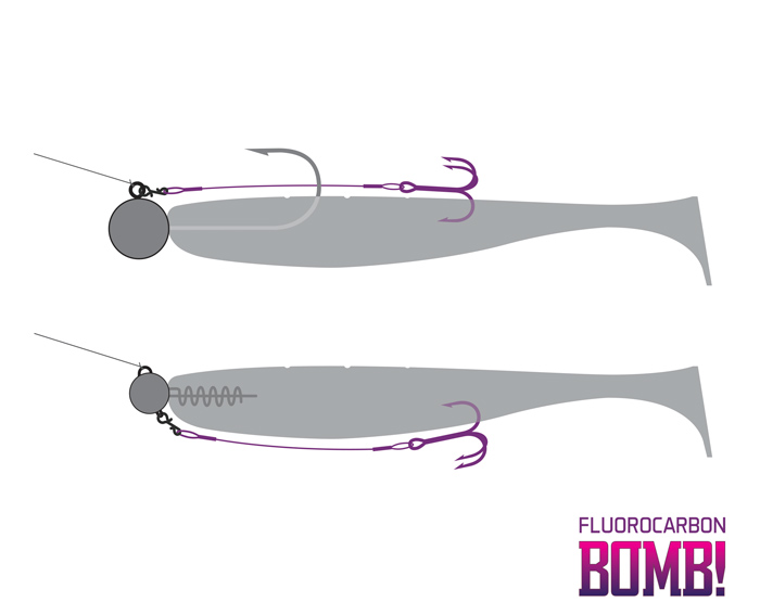 BOMB! Twisto RIGS Fluorocarbon / 3ks - MojeRybárstvo.sk BOMB! Twisto RIGS Fluorocarbon / 3ks – Obrázok 2