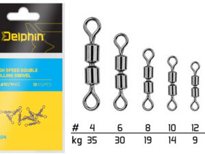 Hi speed double rolling swivel A-04