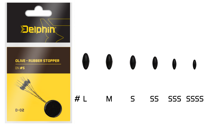Olive - Rubber stopper - MojeRybárstvo.sk Olive - Rubber stopper