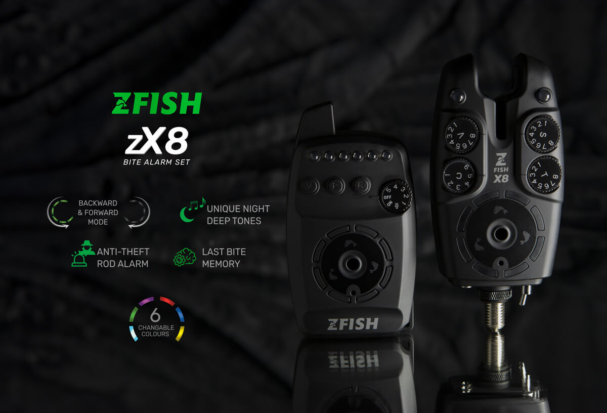 ZFISH Sada Hlásičů Bite Alarm Set Zx8 PRO 3+1 - MojeRybárstvo.sk ZFISH Sada Hlásičů Bite Alarm Set Zx8 PRO 3+1 – Obrázok 4