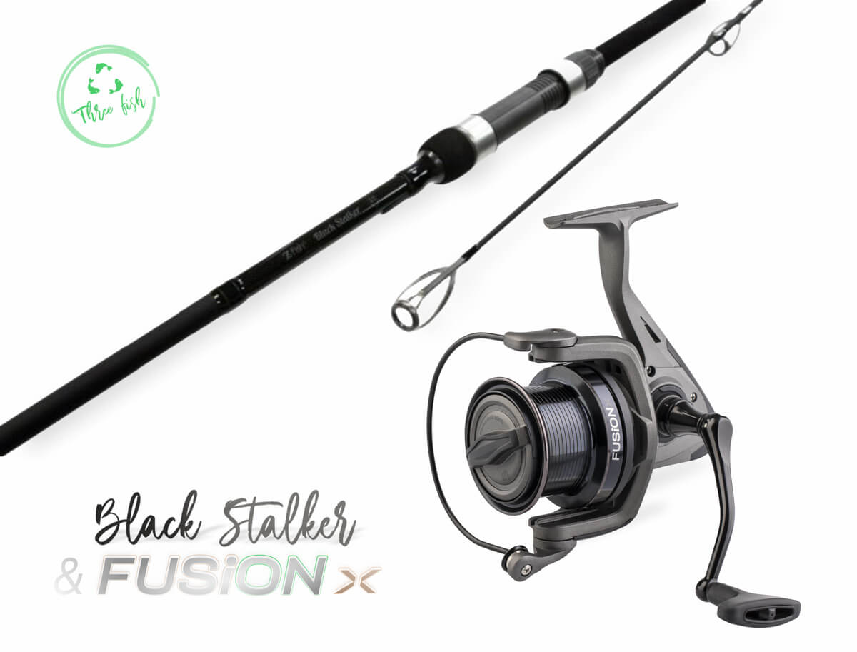 ZFISH Combo Prut Black Stalker 10ft/3lb + Naviják Fusion X 6000 - MojeRybárstvo.sk ZFISH Combo Prut Black Stalker 10ft/3lb + Naviják Fusion X 6000