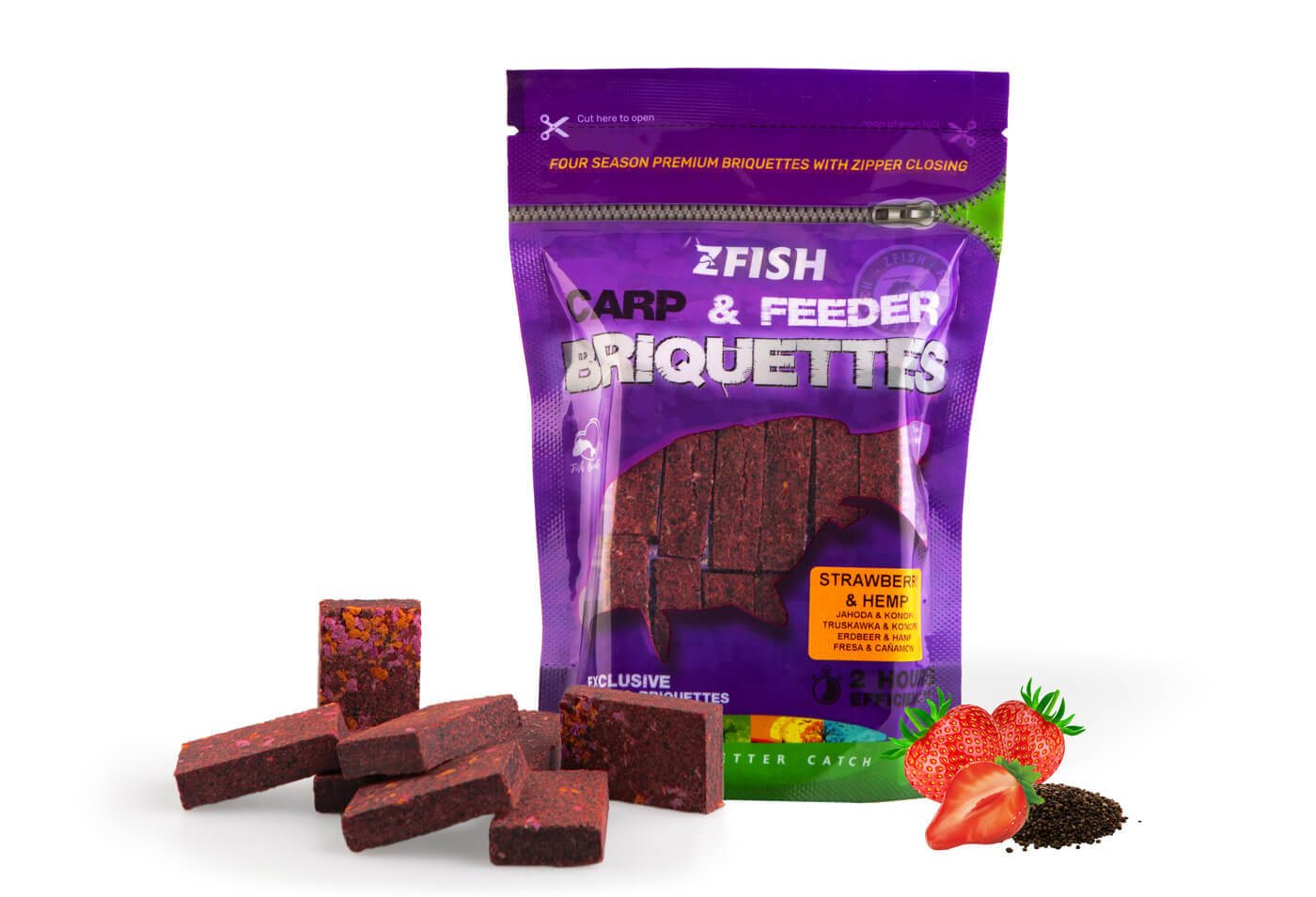 ZFISH Zakrmovací Brikety 220g - MojeRybárstvo.sk ZFISH Zakrmovací Brikety 220g