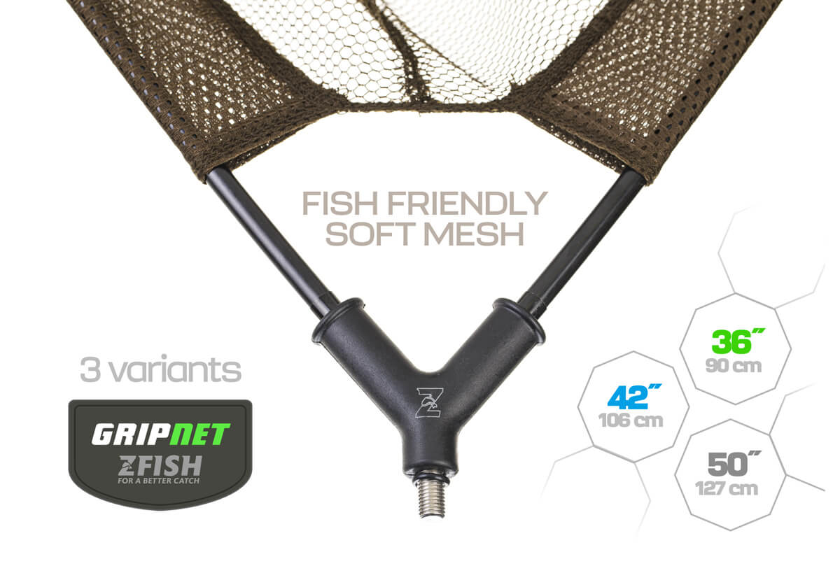 ZFISH Podběráková Hlava Gripnet Landing Net 42" - MojeRybárstvo.sk ZFISH Podběráková Hlava Gripnet Landing Net 42" – Obrázok 3