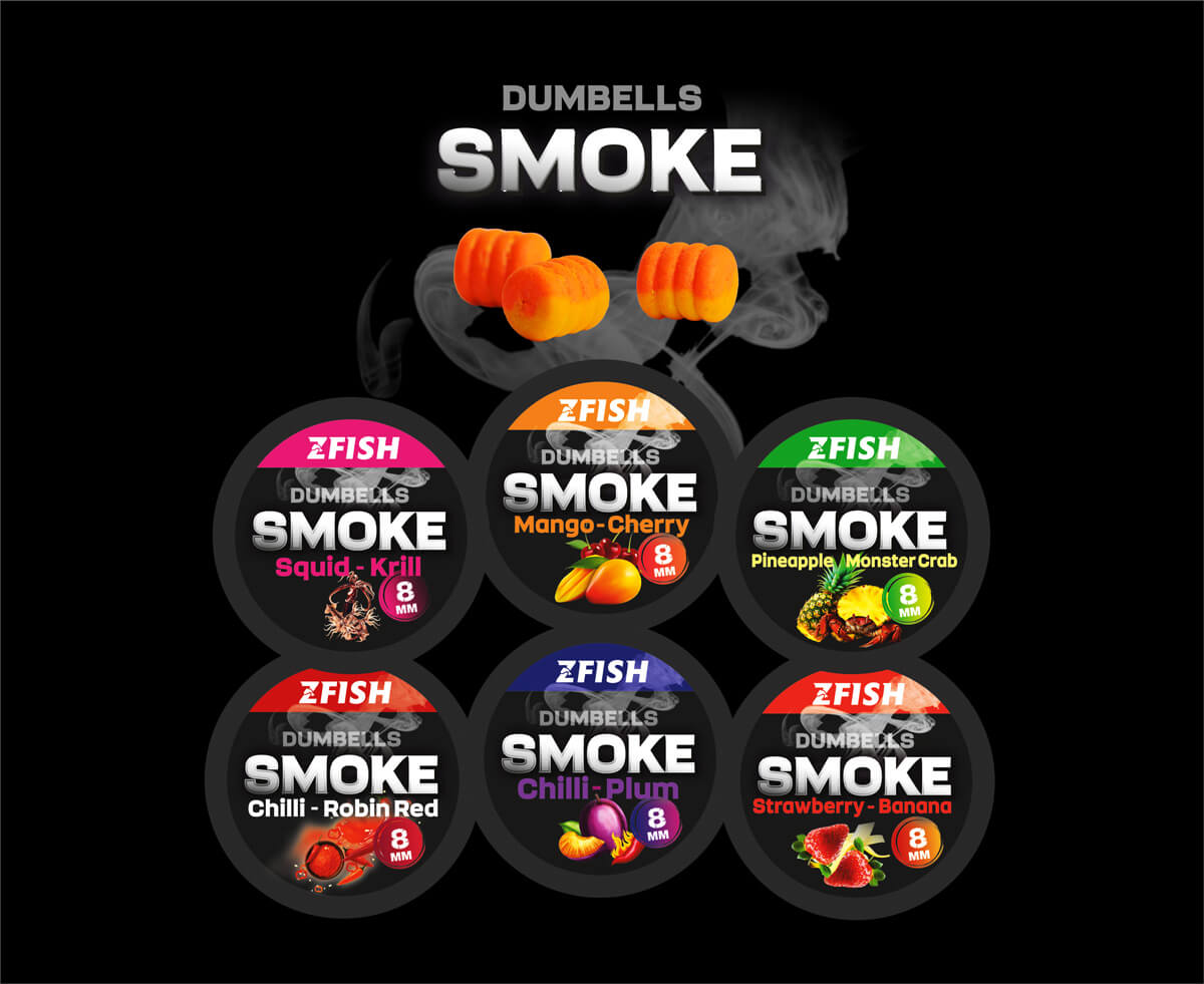 ZFISH Smoke POP-UP Dumbells 8 mm - MojeRybárstvo.sk ZFISH Smoke POP-UP Dumbells 8 mm – Obrázok 3