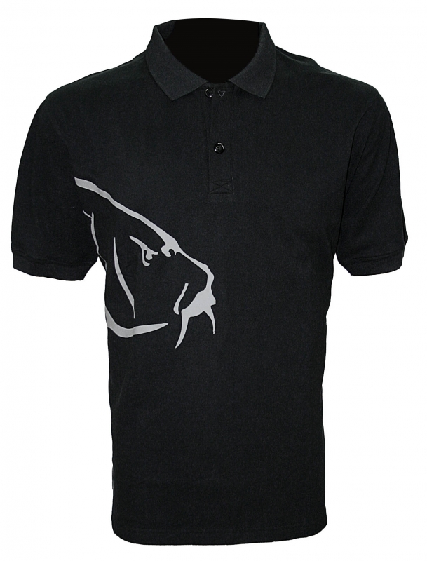 Zfish Tričko Carp Polo T-Shirt Black - MojeRybárstvo.sk Zfish Tričko Carp Polo T-Shirt Black