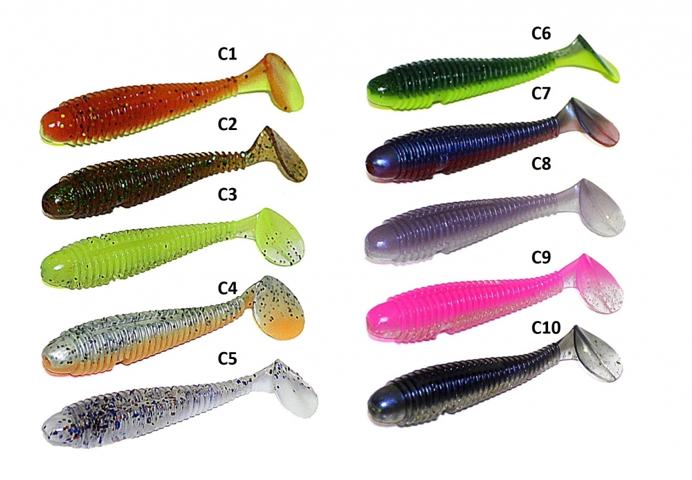 ZFISH WORMY SHAD 9,5cm - 4ks - MojeRybárstvo.sk ZFISH WORMY SHAD 9,5cm - 4ks