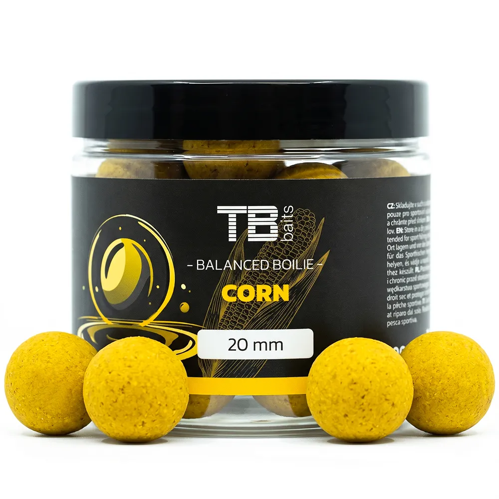 TB Baits Vyvážené Boilie Balanced + Atraktor Corn 100 g - MojeRybárstvo.sk TB Baits Vyvážené Boilie Balanced + Atraktor Corn 100 g – Obrázok 2