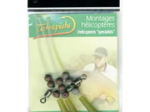Technipeche Systém HELICOPTERE SIMPLE FUITE TETE DE LIGNE x3