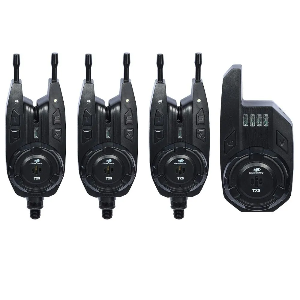 Giants fishing Sada hlásičů Wireless Set TX5 (3ks hlásič + přijímač) - MojeRybárstvo.sk Giants fishing Sada hlásičů Wireless Set TX5 (3ks hlásič + přijímač)