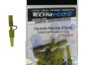 Technipeche Sada na boční olovo CLIP PLOMB PATTE INOX AMOV. STRONG 6ks