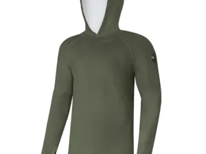 Giants fishing Funkční tričko s dlouhým rukávem UV50+Hoodie Dark Green