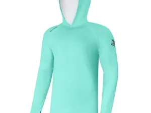 Giants fishing Funkční tričko s dlouhým rukávem UV50+Hoodie Blue
