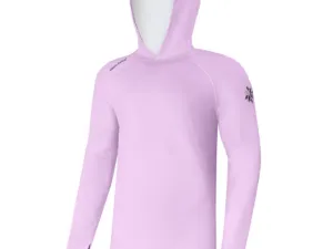 Giants fishing Funkční tričko s dlouhým rukávem UV50+Hoodie Purple