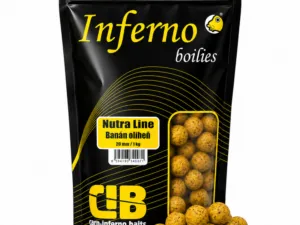 Carp Inferno Boilies Nutra Line - Banán/Oliheň