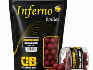 Carp Inferno Rozpustné Boilies Nutra Line Jogurtová Jahoda
