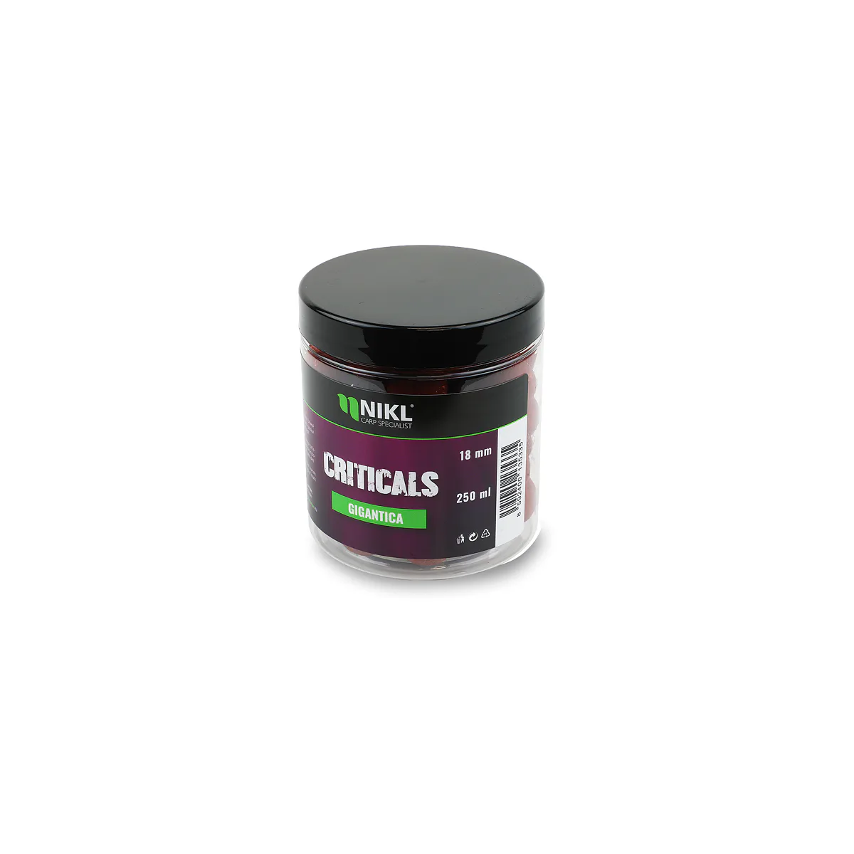 Nikl Criticals boilie Gigantica 250ml - MojeRybárstvo.sk Nikl Criticals boilie Gigantica 250ml