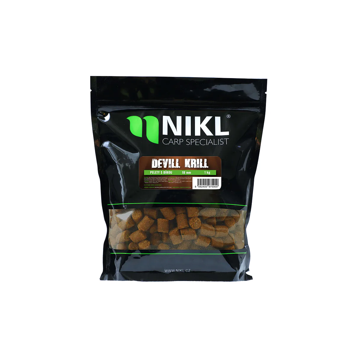 Nikl Pelety Devill Krill 1kg - MojeRybárstvo.sk Nikl Pelety Devill Krill 1kg