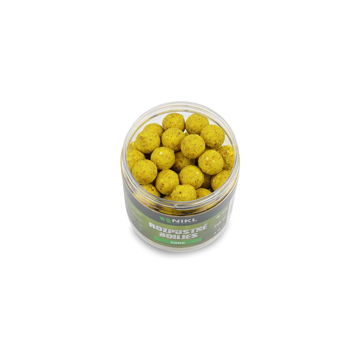 Nikl Rozpustné boilies Corn 250ml - MojeRybárstvo.sk Nikl Rozpustné boilies Corn 250ml