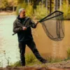 Giants fishing Plovoucí podběrák s pogumovanou síťkou Deluxe 60x60cm, 210cm – Obrázok 10