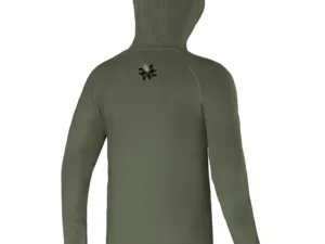 Giants fishing Funkční tričko s dlouhým rukávem UV50+Hoodie Dark Green