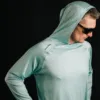 Giants fishing Funkční tričko s dlouhým rukávem UV50+Hoodie Blue – Obrázok 5