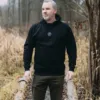 Giants Fishing Mikina pánská černá Pstruh – Obrázok 3