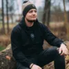 Giants Fishing Mikina pánská černá Šupináč hlava – Obrázok 3