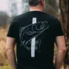 Giants fishing Tričko pánské černé Pstruh – Obrázok 2