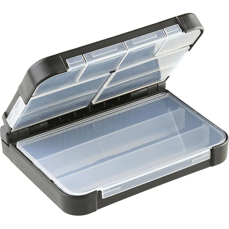 Sert krabička 2x8 Fixed Compartments Black (133x97x37 mm) - MojeRybárstvo.sk Sert krabička 2x8 Fixed Compartments Black (133x97x37 mm) – Obrázok 2