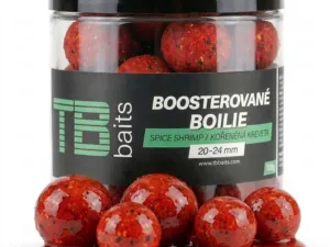 TB Baits Boosterované Boilie Spice Shrimp 120 g 20-24 mm
