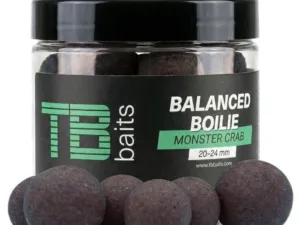 TB Baits Vyvážené Boilie Balanced + Atraktor Monster Crab 100 g 20-24 mm