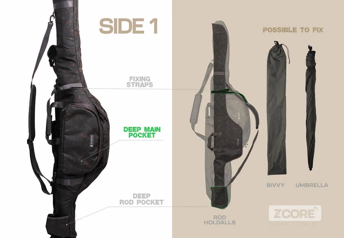 ZFISH Pouzdro na 2 Pruty Z-CORE Elite Carp Holdall 2 Rods - MojeRybárstvo.sk ZFISH Pouzdro na 2 Pruty Z-CORE Elite Carp Holdall 2 Rods – Obrázok 3