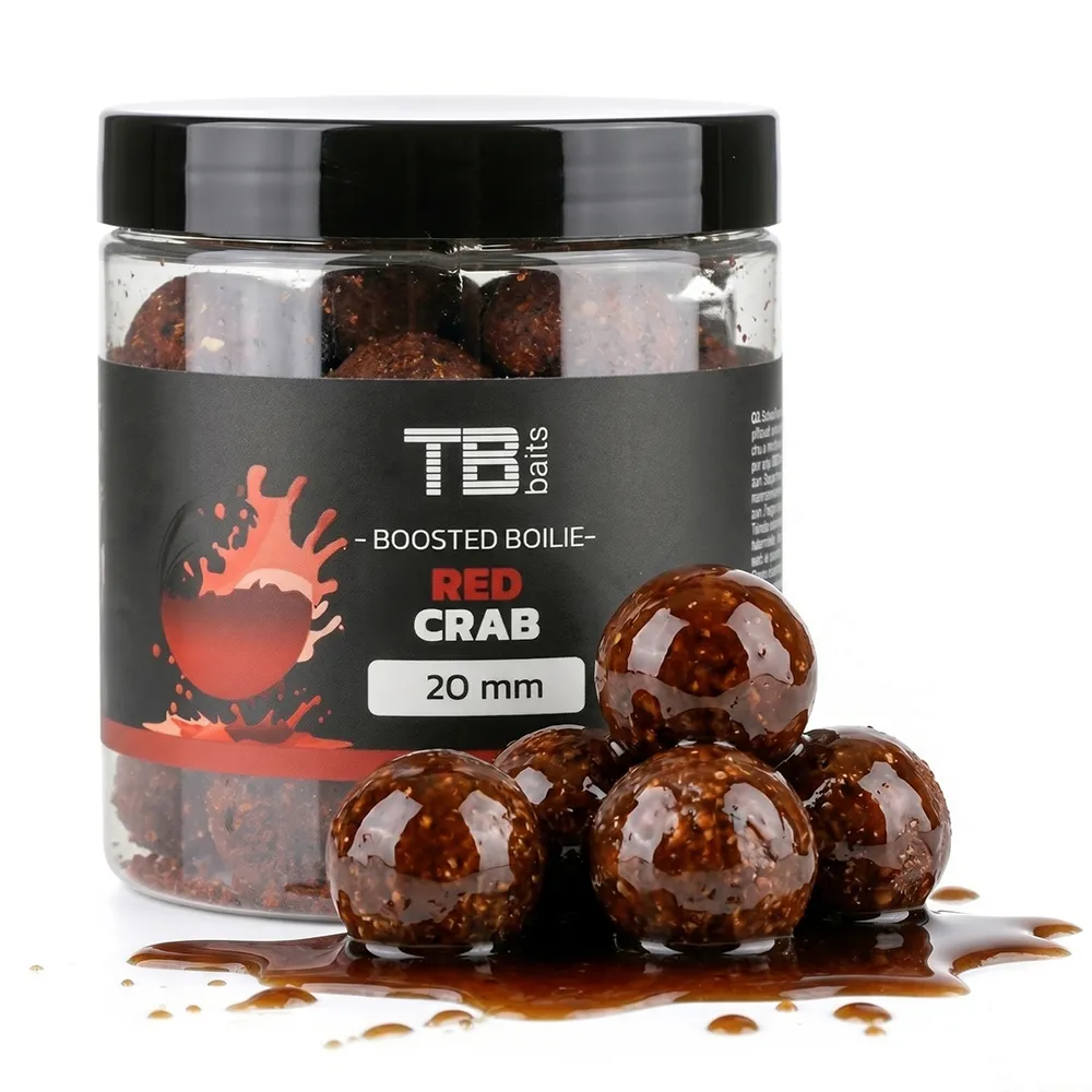 TB Baits Boosterované Boilie Red Crab 120 g - MojeRybárstvo.sk TB Baits Boosterované Boilie Red Crab 120 g