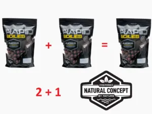 Akce 2+1 Rapid Boilies Platinum - B17 (250g | 24mm)